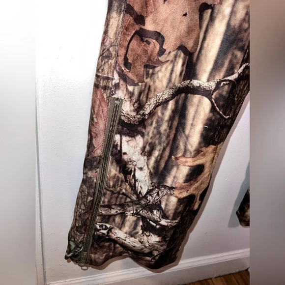 Mossy Oak, L, break up infinity, toggle elastic waist zip wide leg pocketed camo - Picture 3 of 7